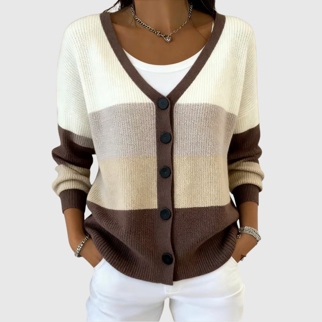 Felicia | Button-Front Knit Cardigan