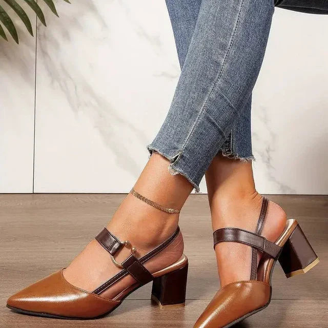 Block Heels – Stylish & Comfortable Support Image