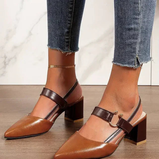 Block Heels – Stylish & Comfortable Support Image