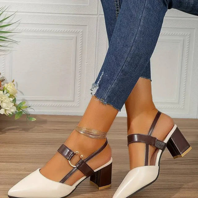 Block Heels – Stylish & Comfortable Support Image