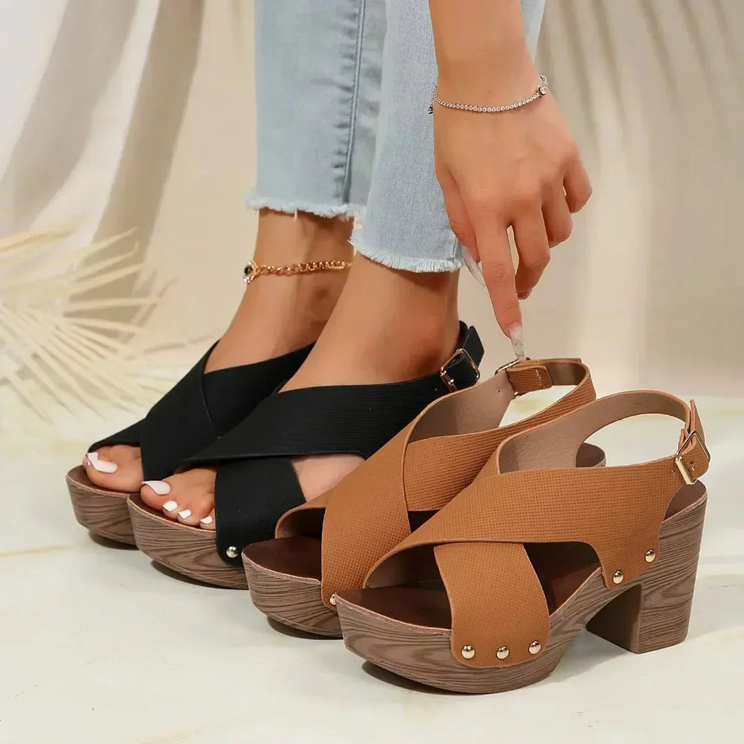 Pula | Sunset Elevated Platform Sandals