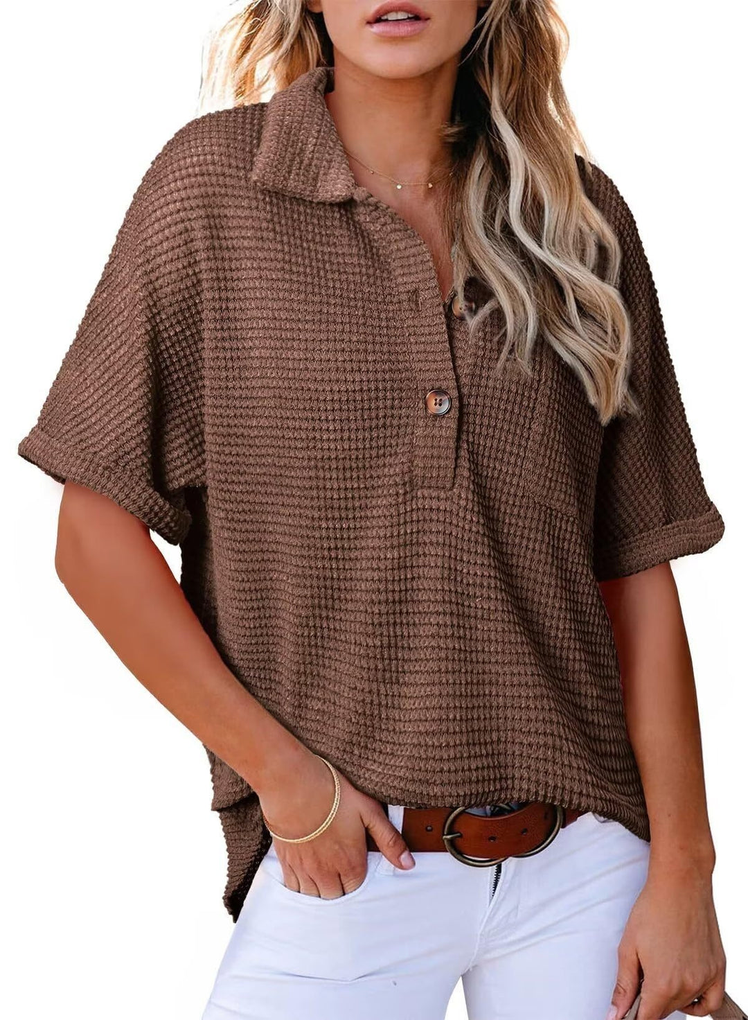 Solen | Waffle Knit Shirts