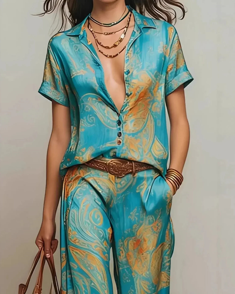 Talia | Bohemian Two-Piece Set