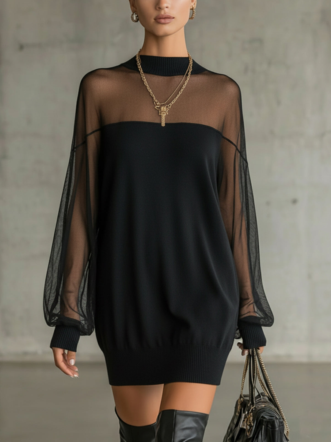 Domitille | Mini Black Dress