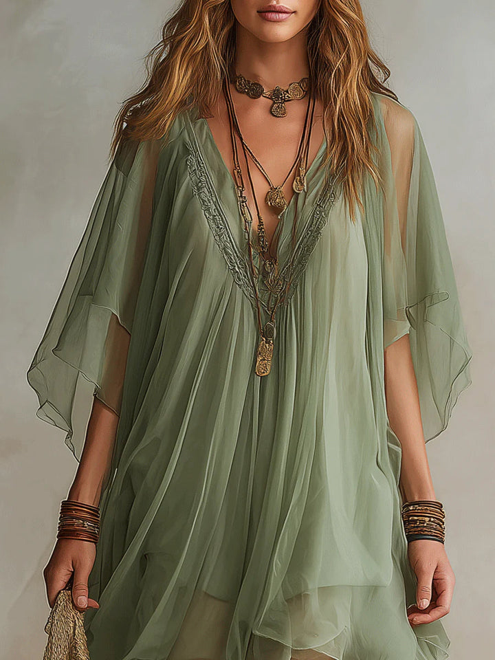 Emeraude | Mini Green Dress