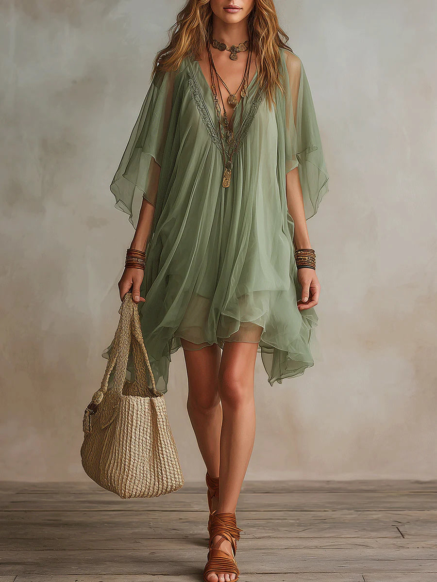 Emeraude | Mini Green Dress