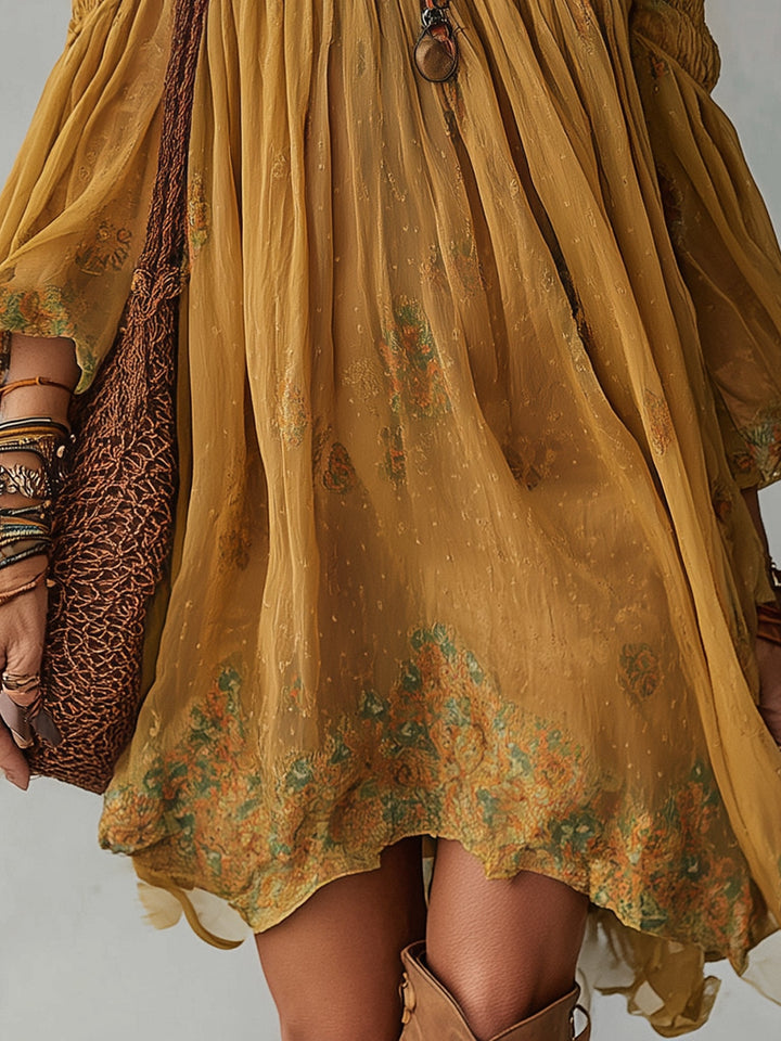 Jonquille | Mini Yellow Dress
