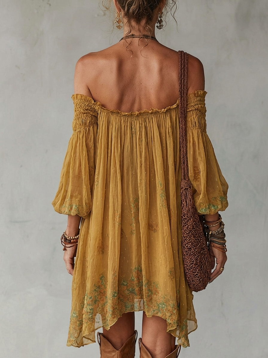 Jonquille | Mini Yellow Dress