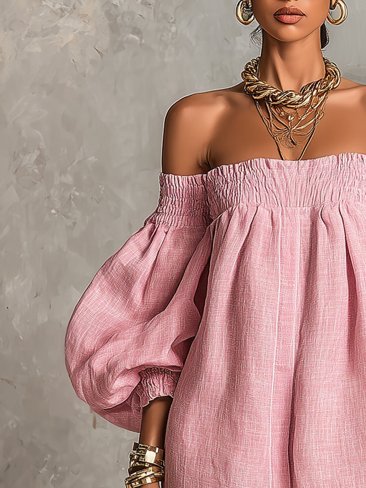 Rosabelle | Mini Pink Dress