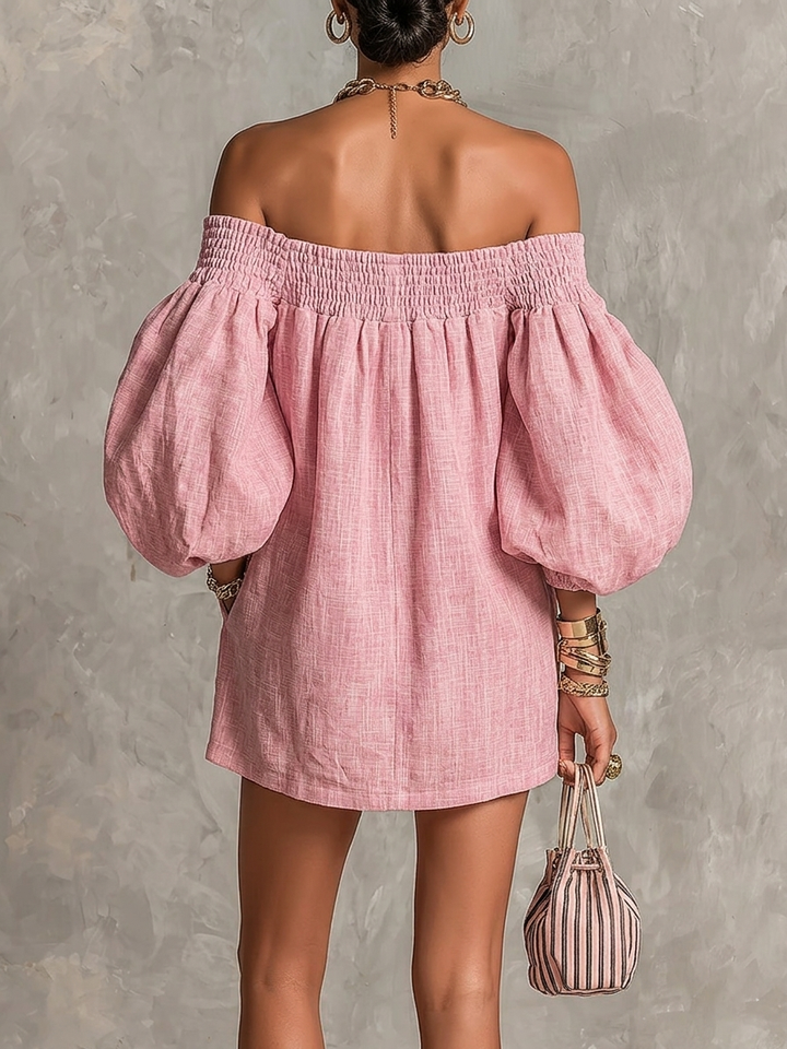 Rosabelle | Mini Pink Dress