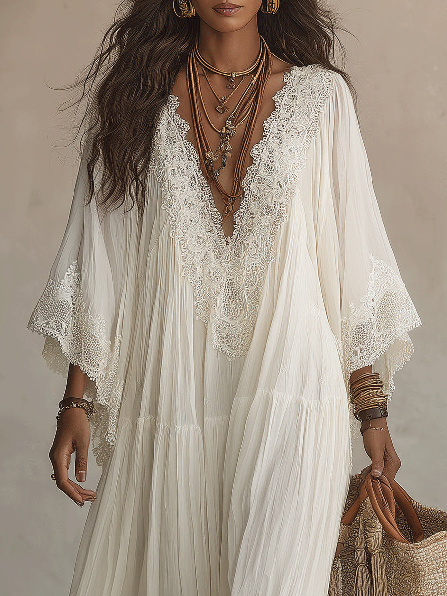 Liora | Bohemian Lace Dress
