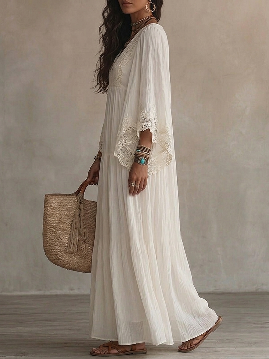Liora | Bohemian Lace Dress