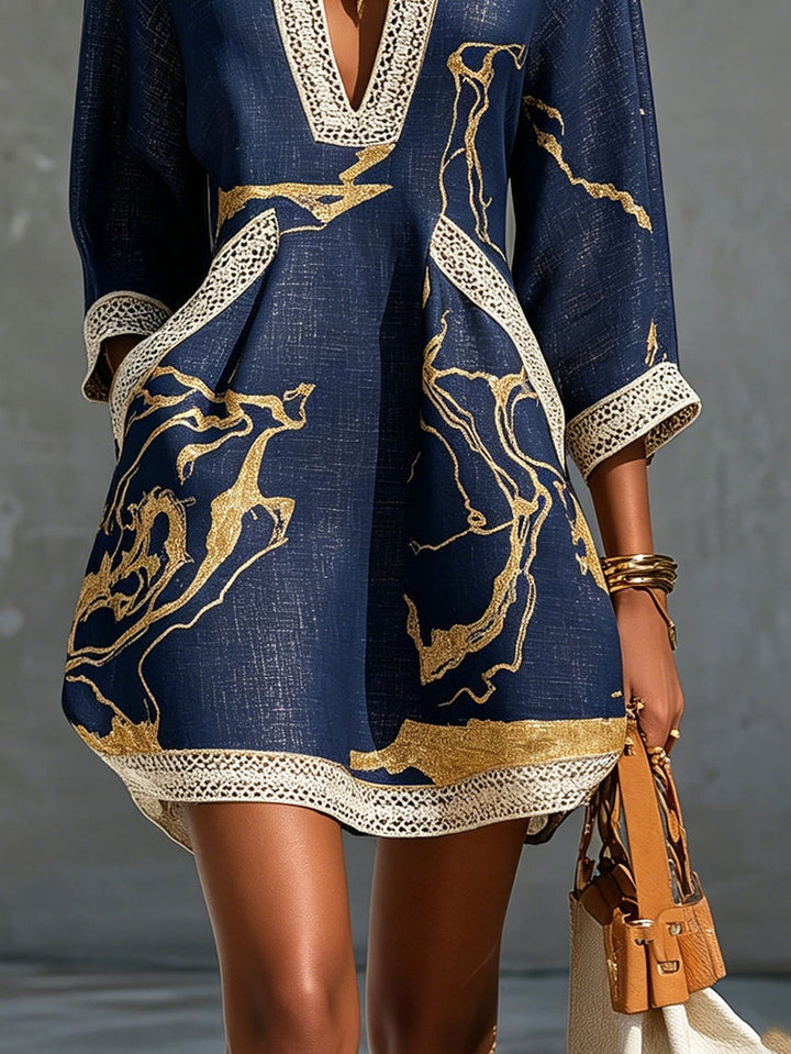 Astree | Mini Printed Dress