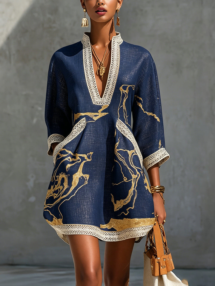 Astree | Mini Printed Dress