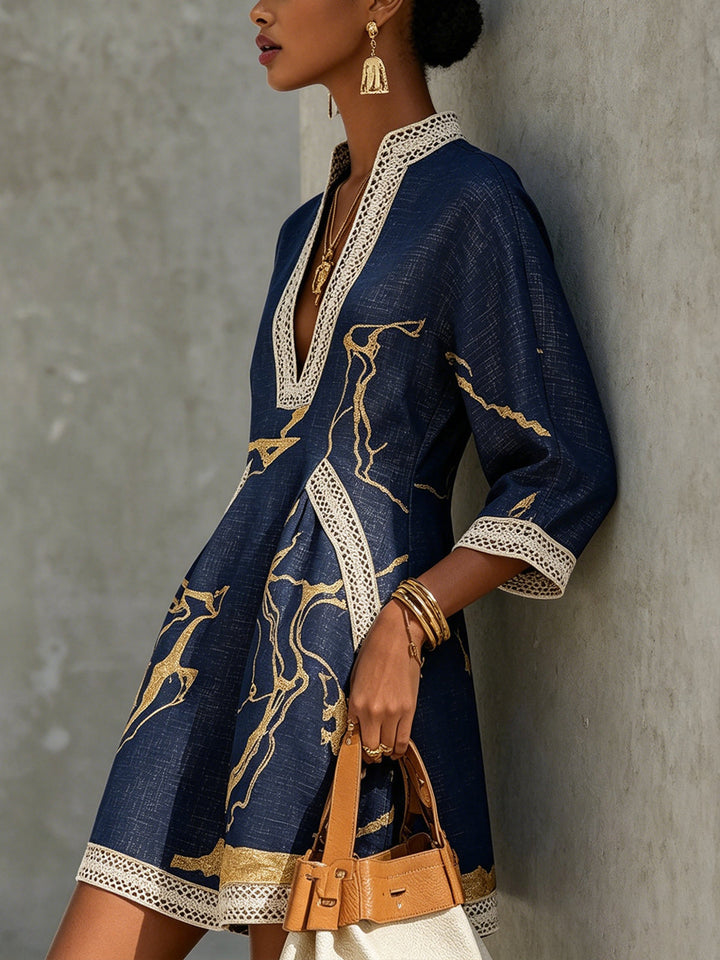 Astree | Mini Printed Dress