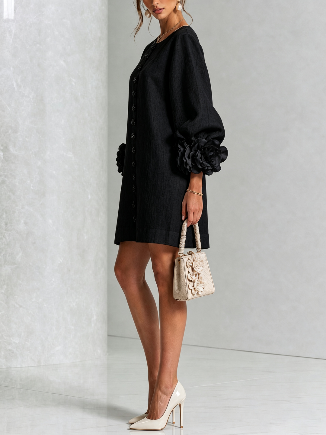 Rosaline | Effortless Button-Down Mini Dress