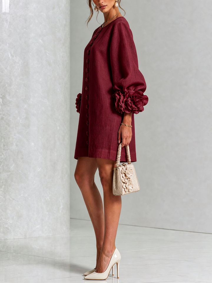 Rosaline | Effortless Button-Down Mini Dress