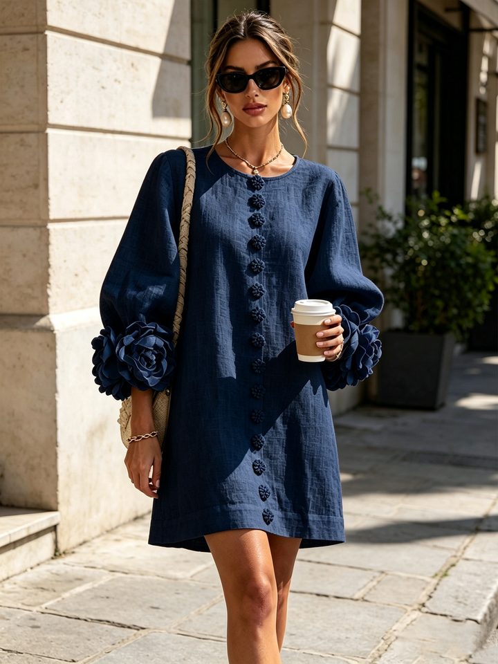 Rosaline | Effortless Button-Down Mini Dress