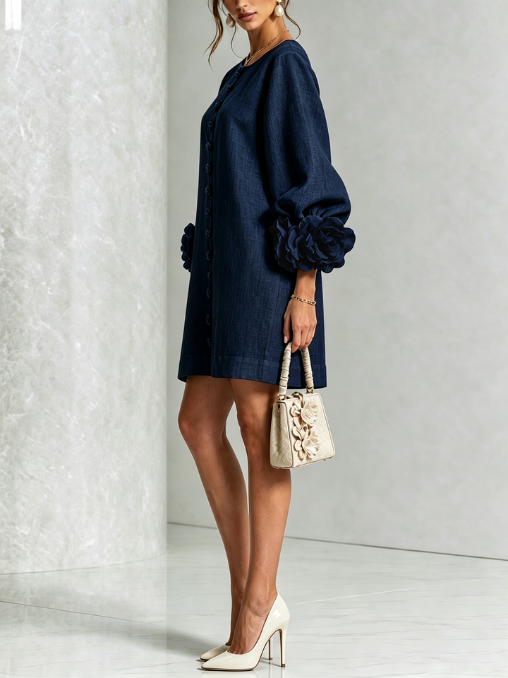 Rosaline | Effortless Button-Down Mini Dress
