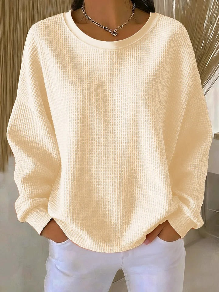 Nyla | Relaxed Waffle Sweater