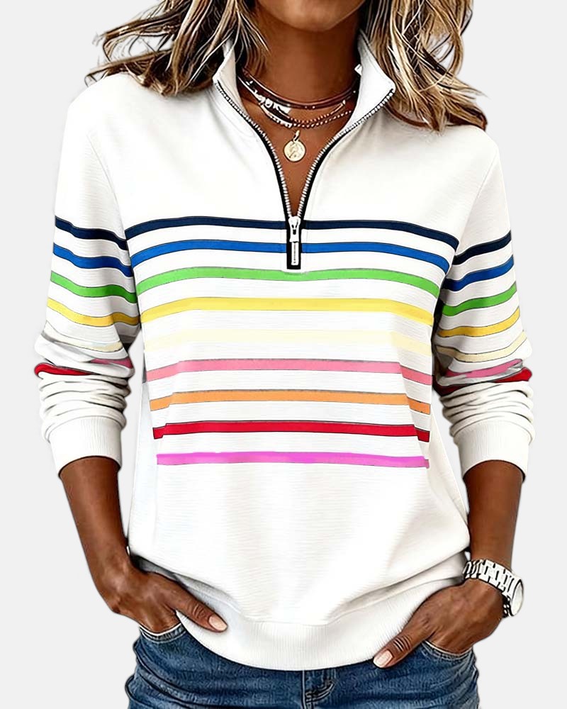 Irene | Comfort Striped Sweater