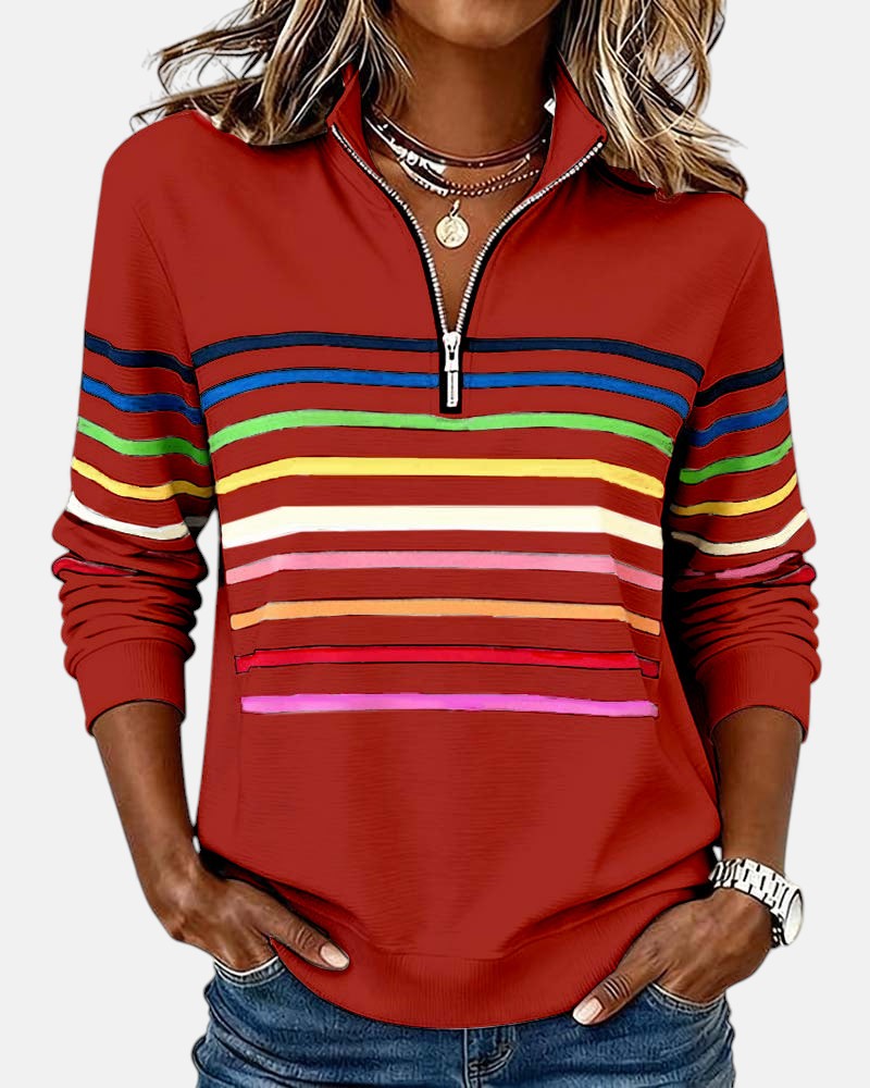 Irene | Comfort Striped Sweater