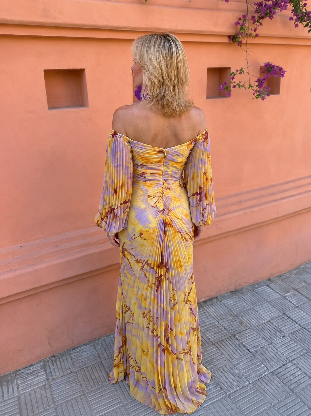 Sutton | Easy Floral Deep V Neck Maxi Dress