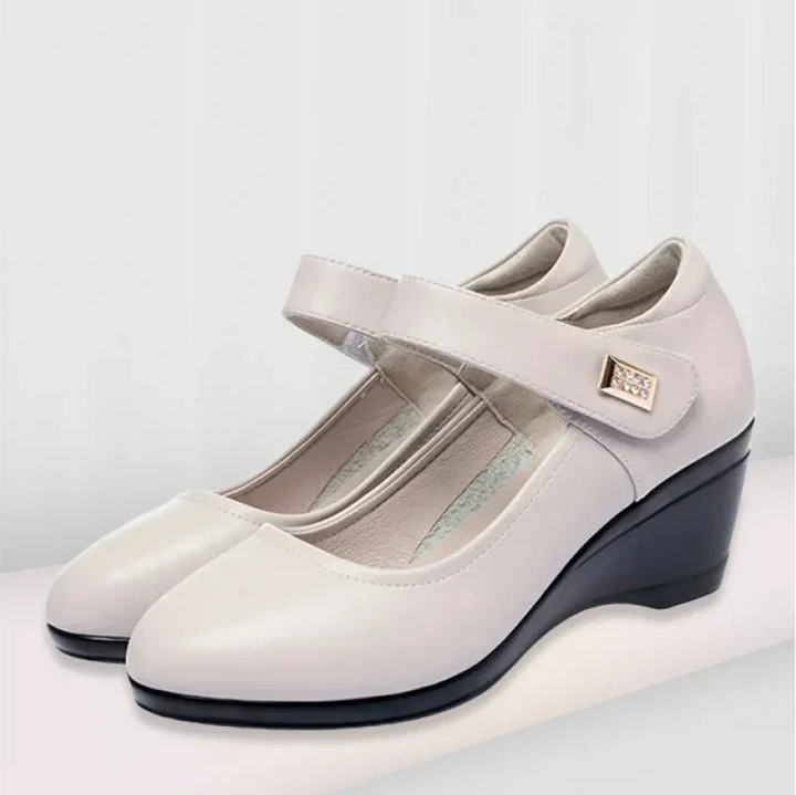 Camila Comfort Leather Support Shoes