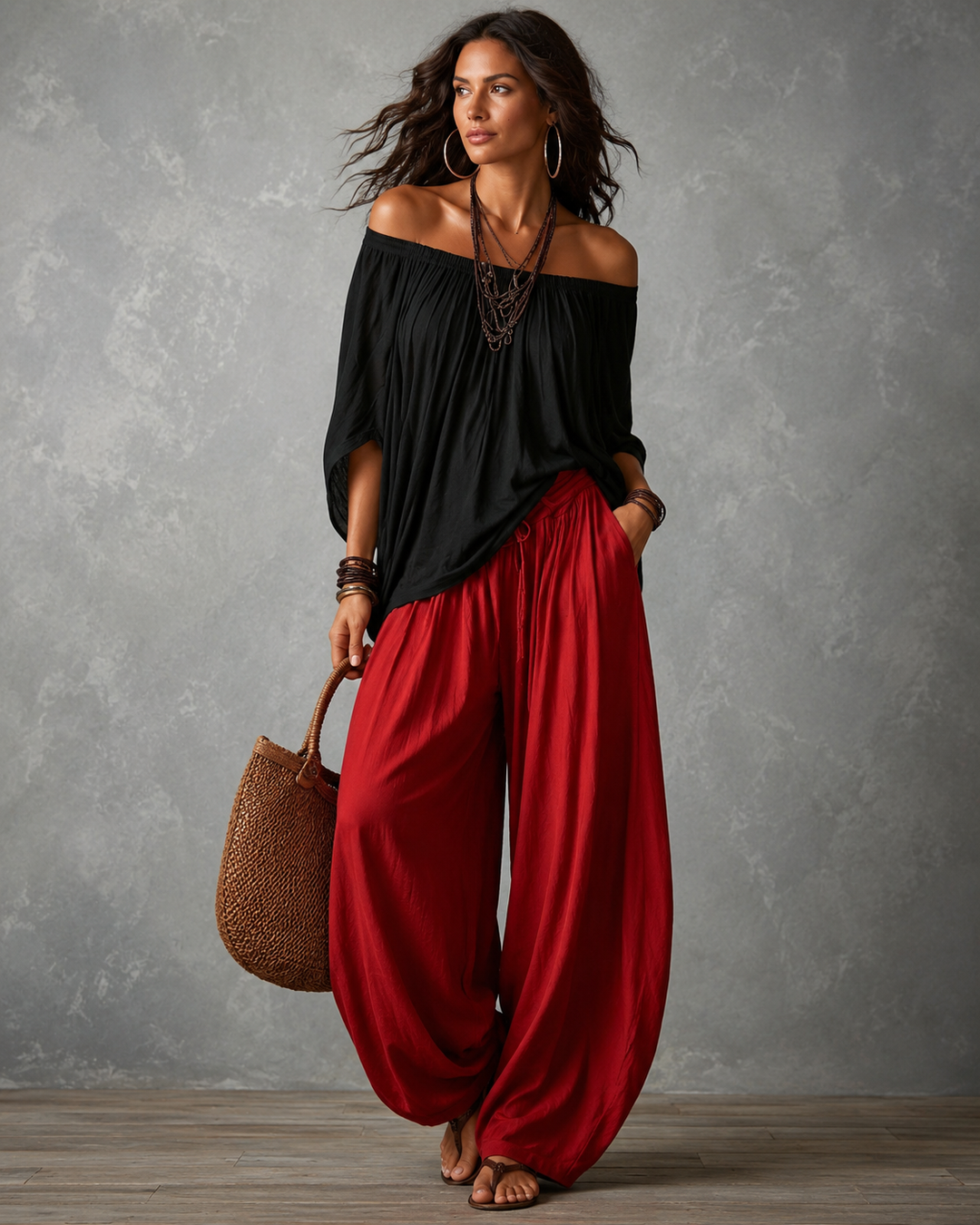 Ingrid | Casual Wide-Leg Two-Piece Set