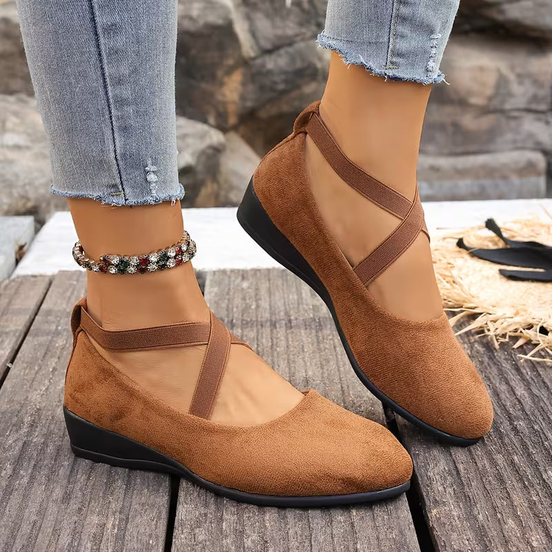 Delphine | Comfort Wedge Ballet Flats