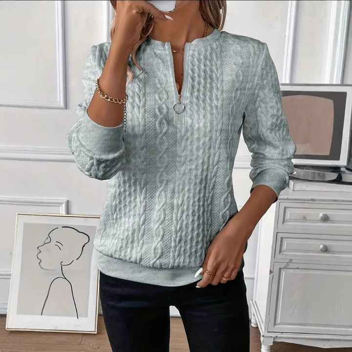 EMMA | Quarter-Zip Sweater