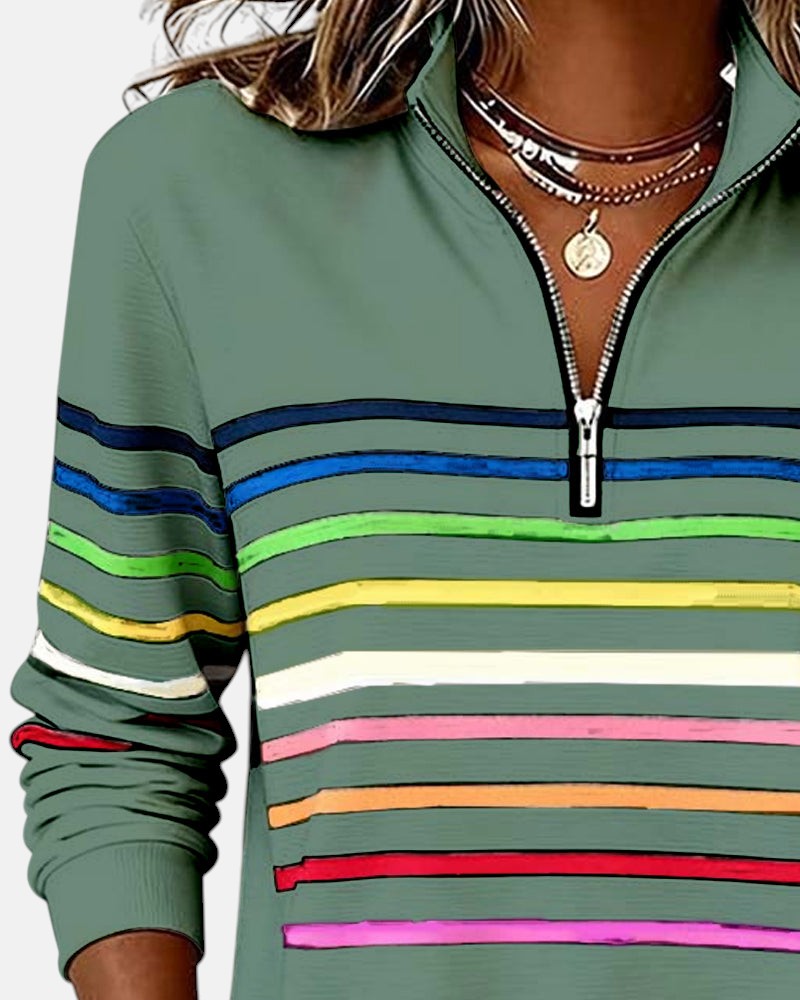 Irene | Comfort Striped Sweater
