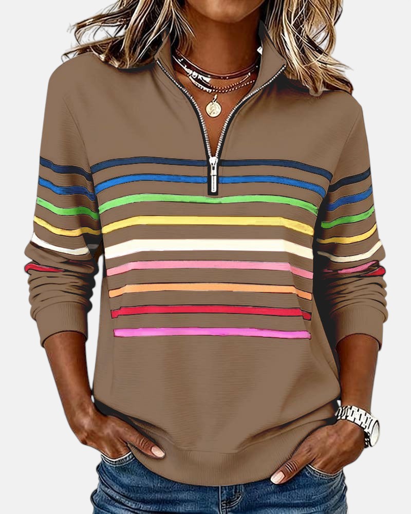 Irene | Comfort Striped Sweater