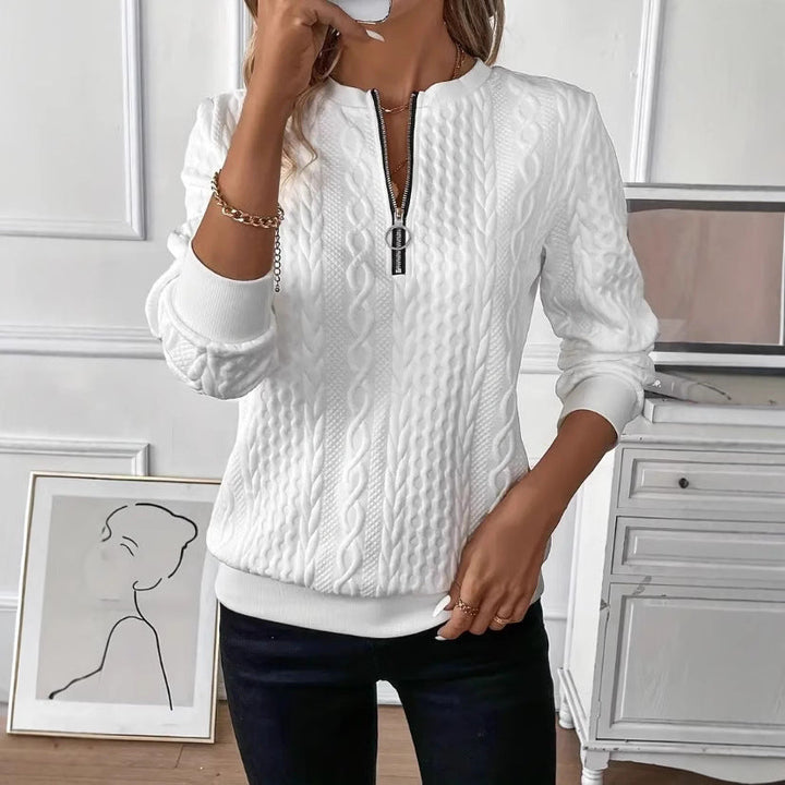 EMMA | Quarter-Zip Sweater