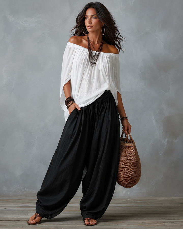 Ingrid | Casual Wide-Leg Two-Piece Set