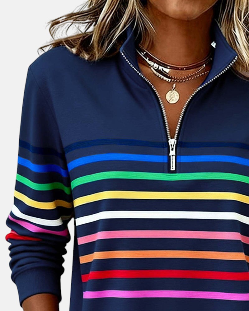 Irene | Comfort Striped Sweater