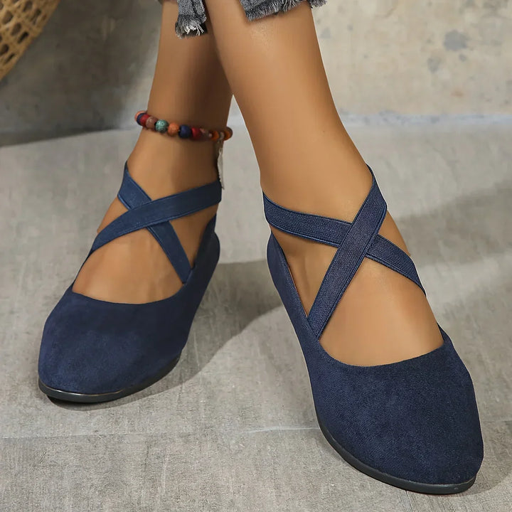 Delphine | Comfort Wedge Ballet Flats