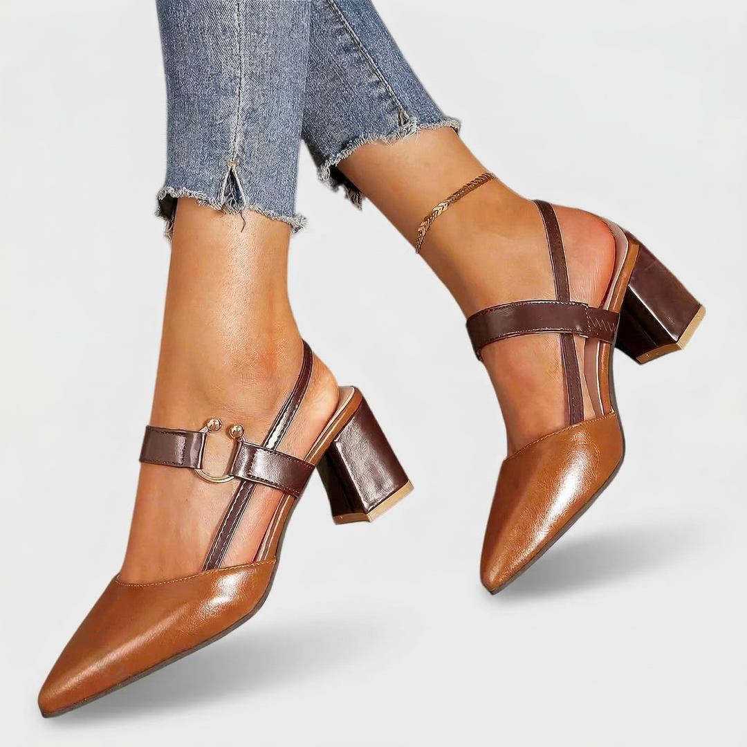 Block Heels – Stylish & Comfortable Support Image