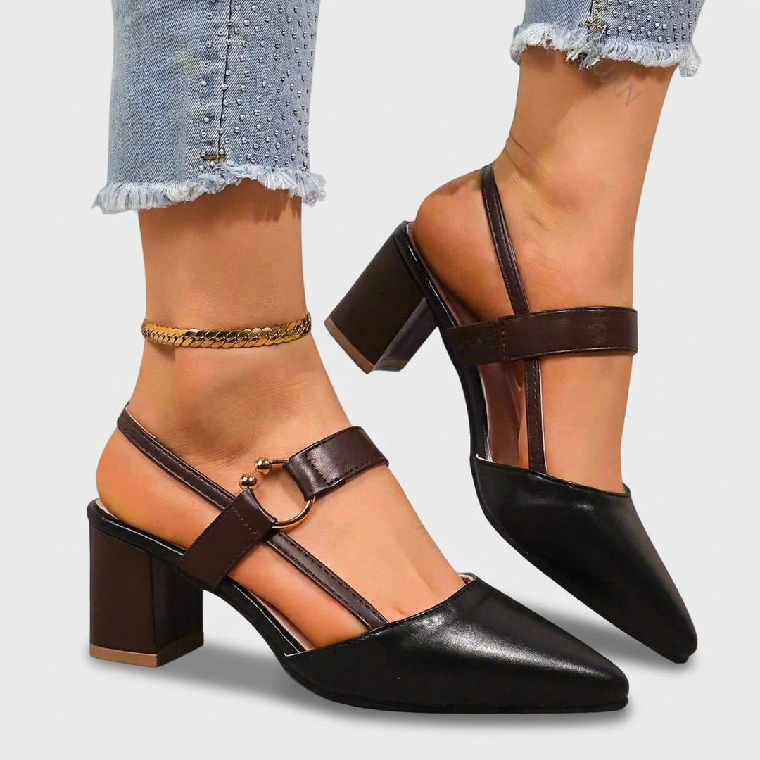 Block Heels – Stylish & Comfortable Support Image