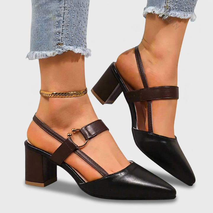 Block Heels – Stylish & Comfortable Support Image