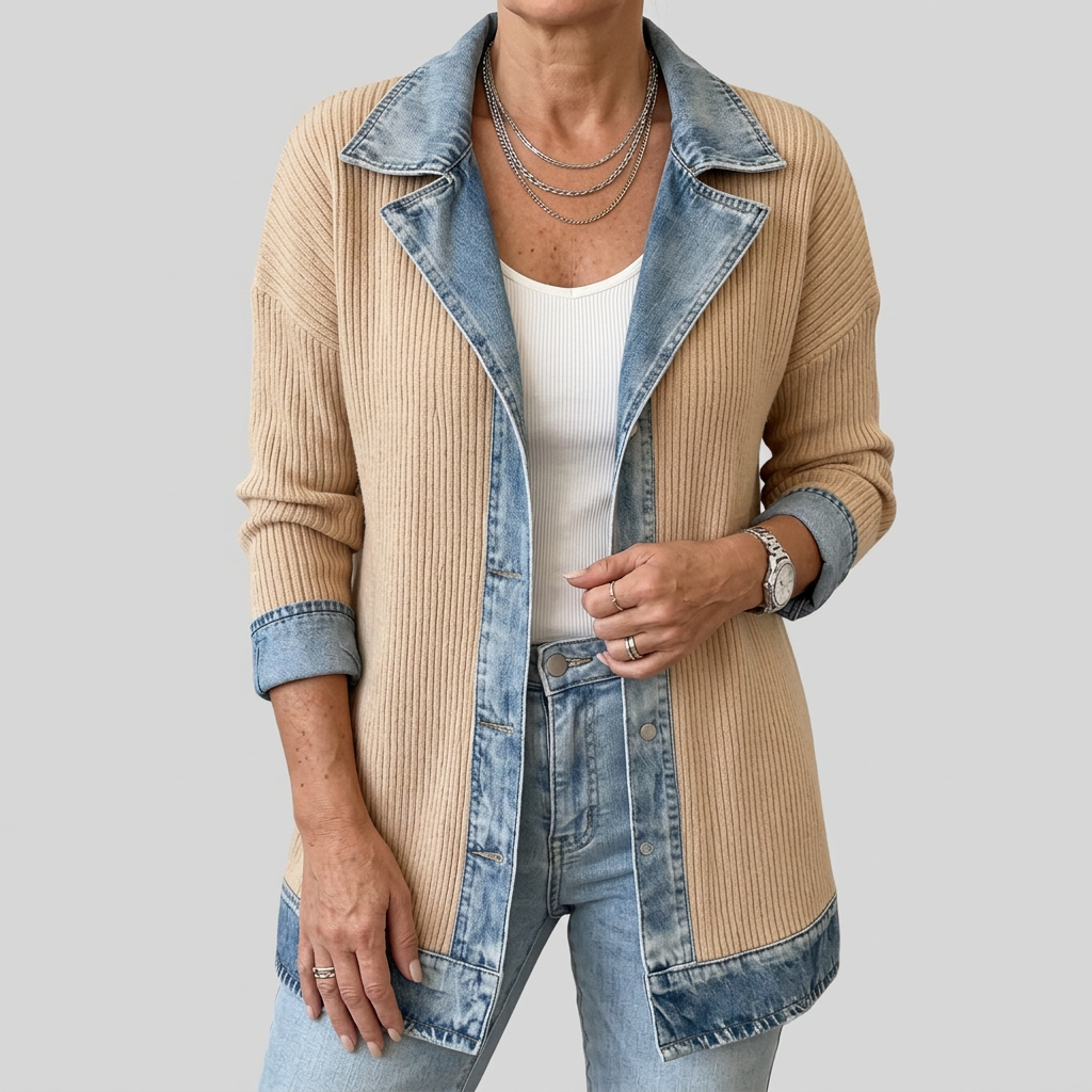 Vivian | Layered Knit Jacket
