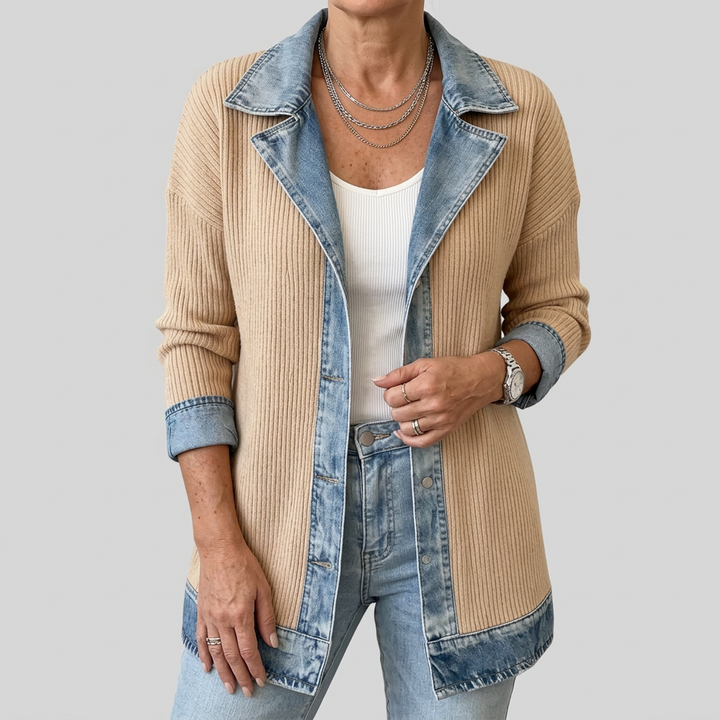 Vivian | Layered Knit Jacket