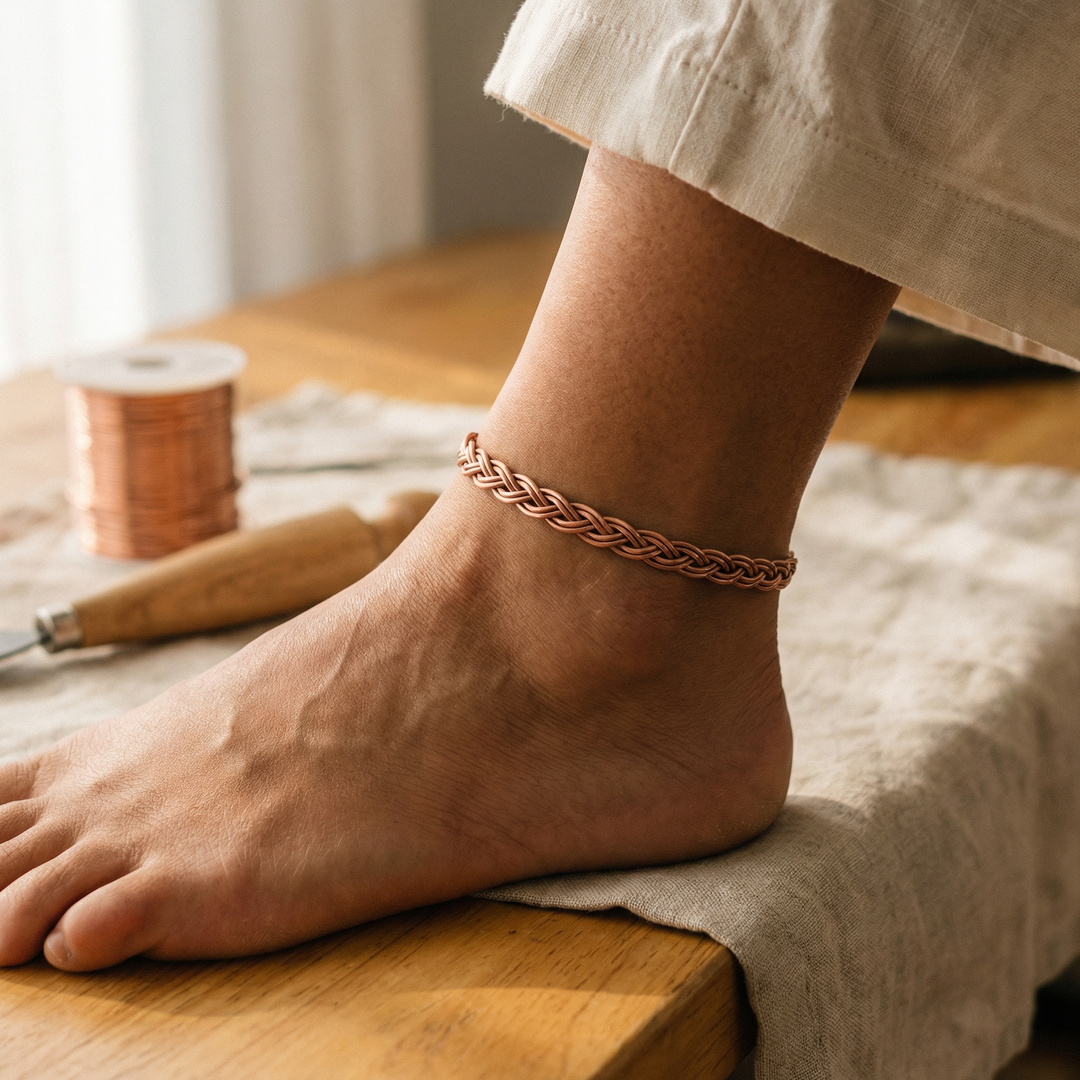 Reed | Copper Anklet