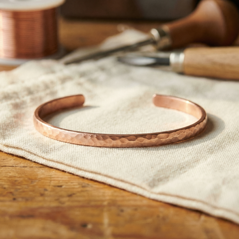 Sand | Copper Anklet