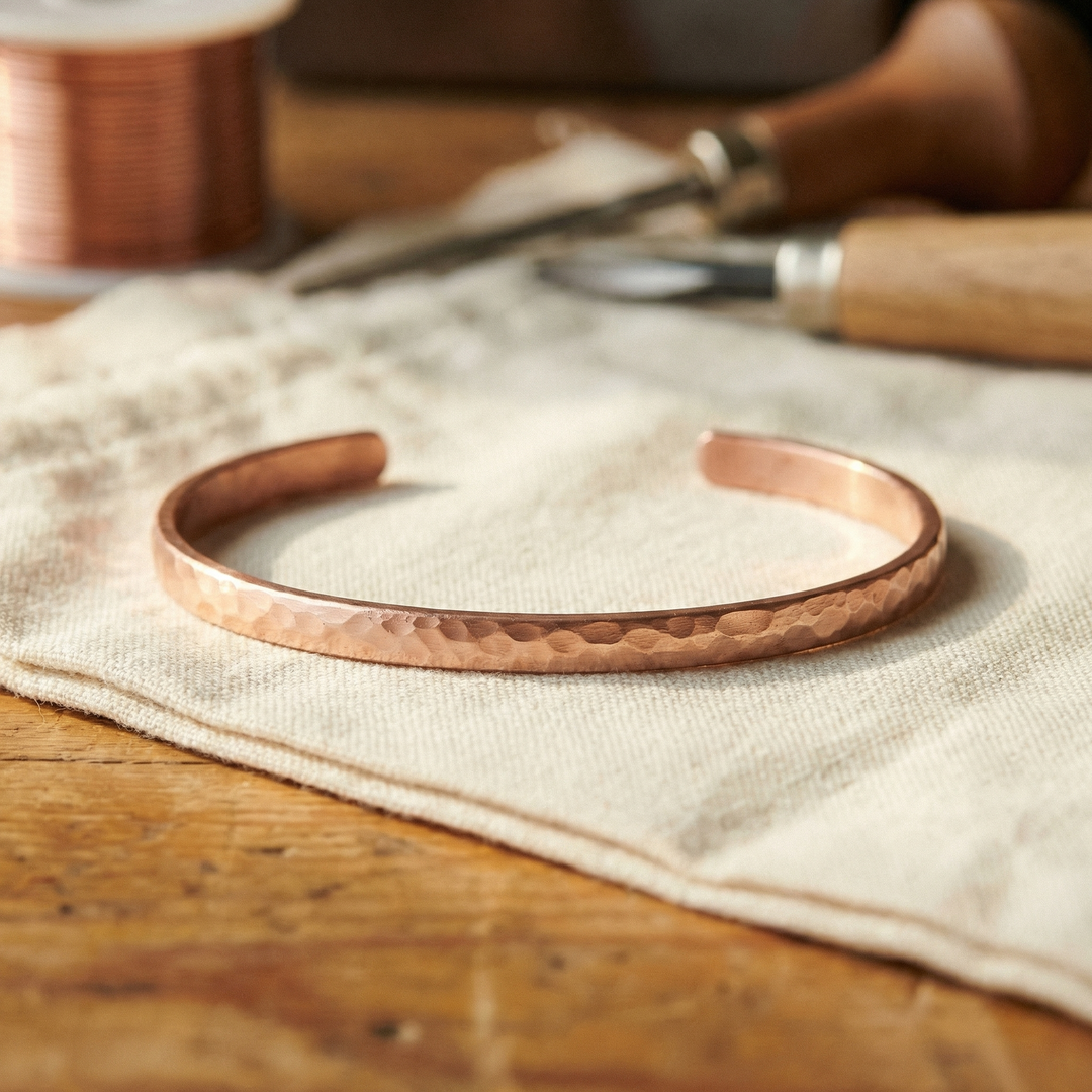 Sand | Copper Anklet