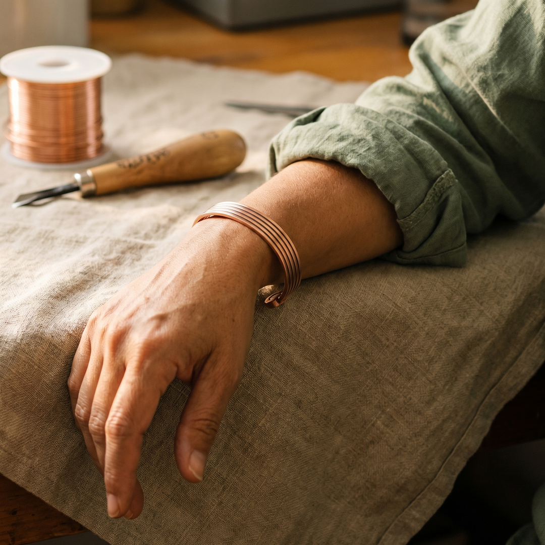 Ridge | Copper Bracelet