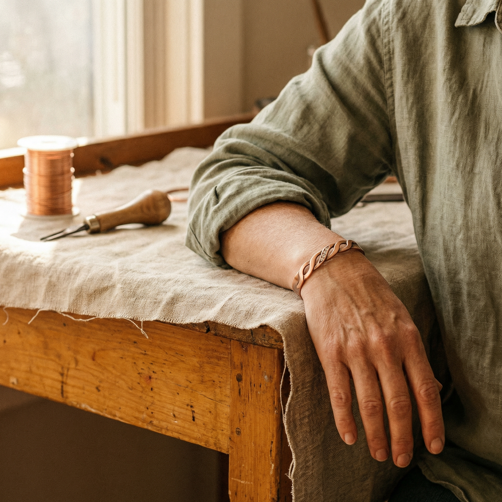 Seam | Copper Bracelet