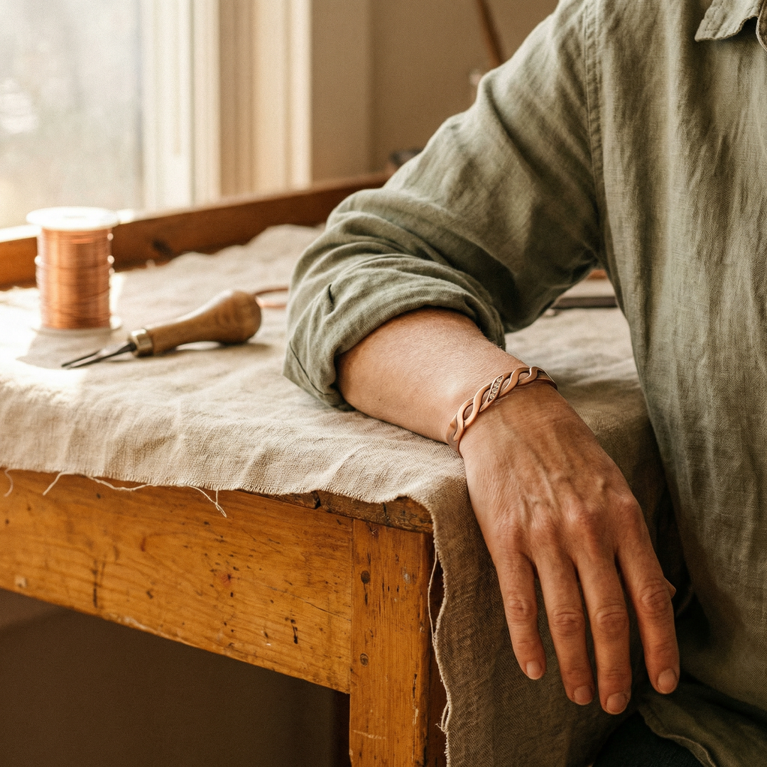 Seam | Copper Bracelet