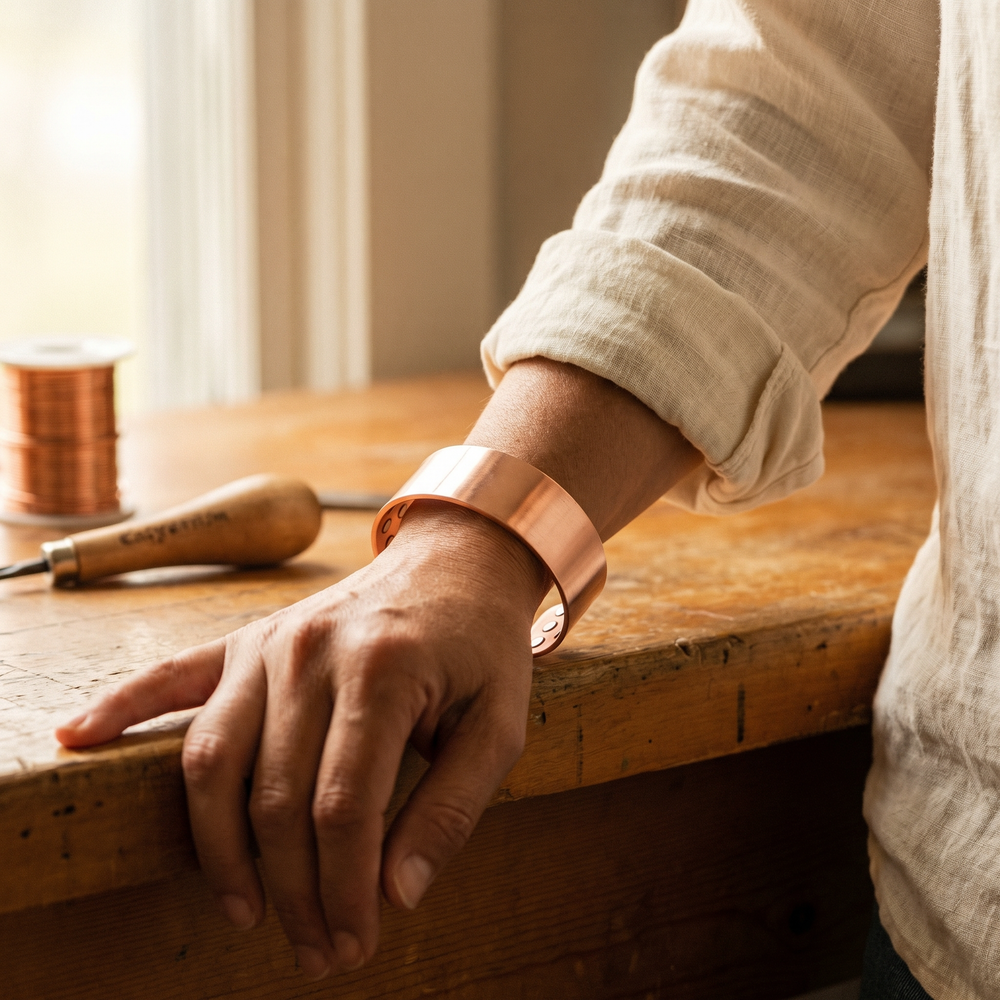 Anvil | Copper Bracelet