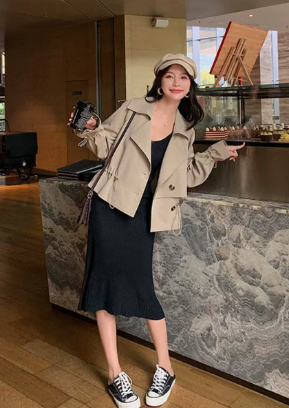 Lena | Chic Short Trench Coat